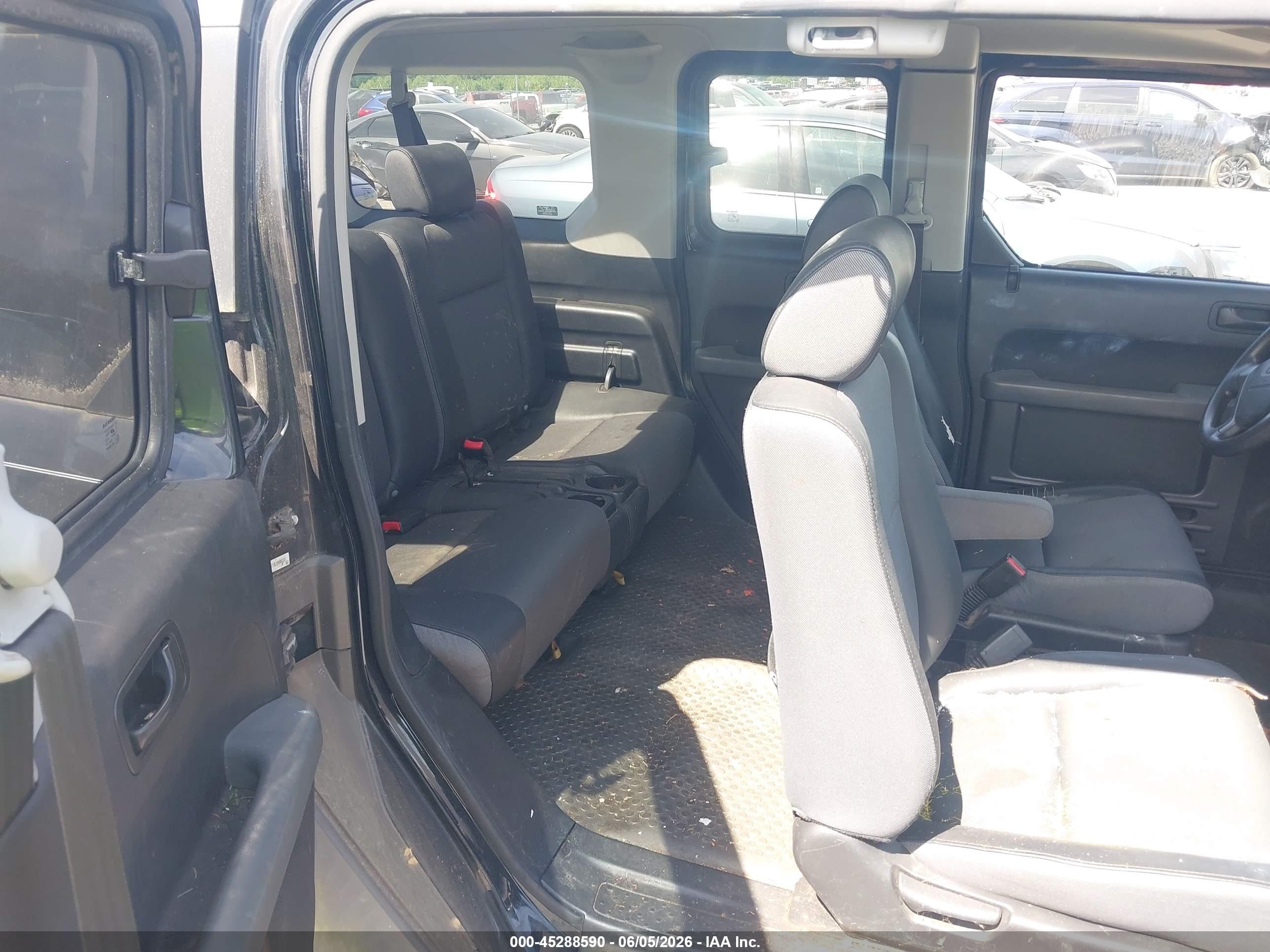 2003 Honda Element Ex Black vin: 5J6YH28503L040650