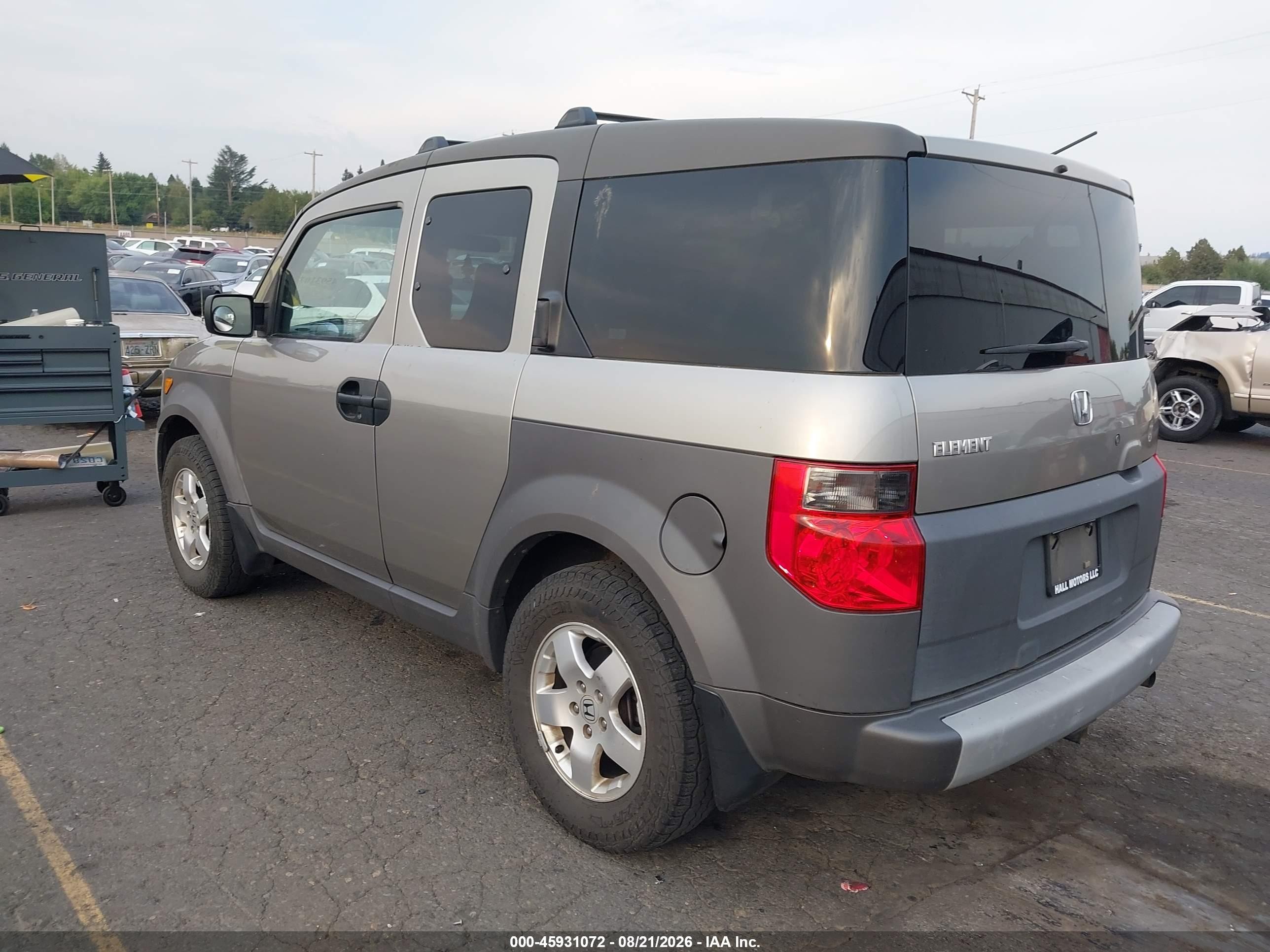 2003 Honda Element Ex Gray vin: 5J6YH28503L041460