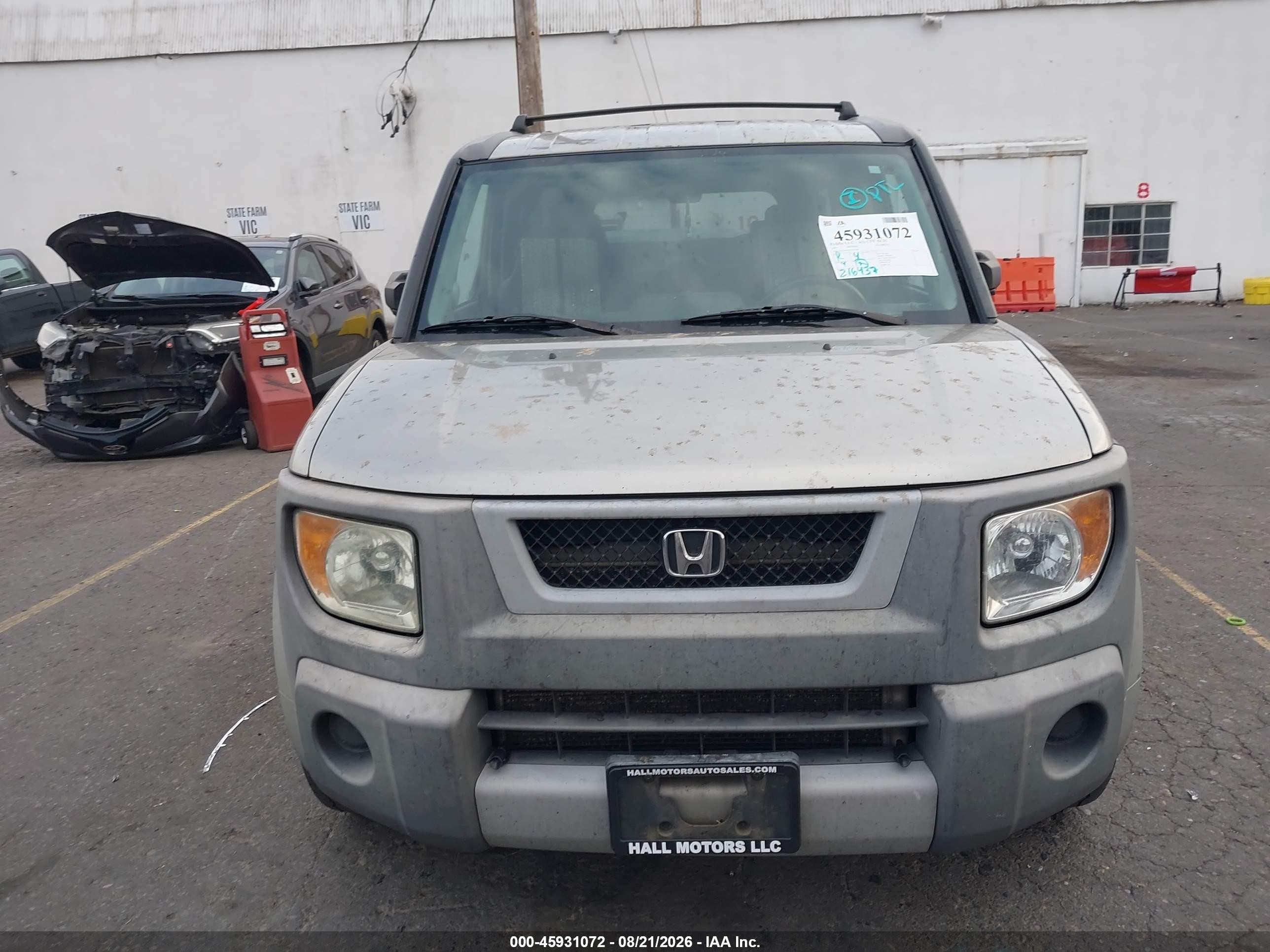 2003 Honda Element Ex Gray vin: 5J6YH28503L041460