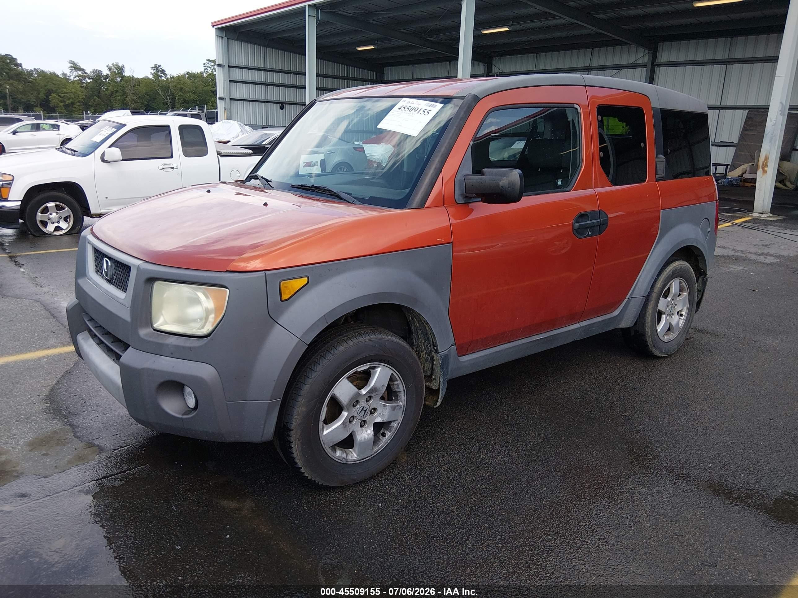 2003 Honda Element Ex Orange vin: 5J6YH28503L047520