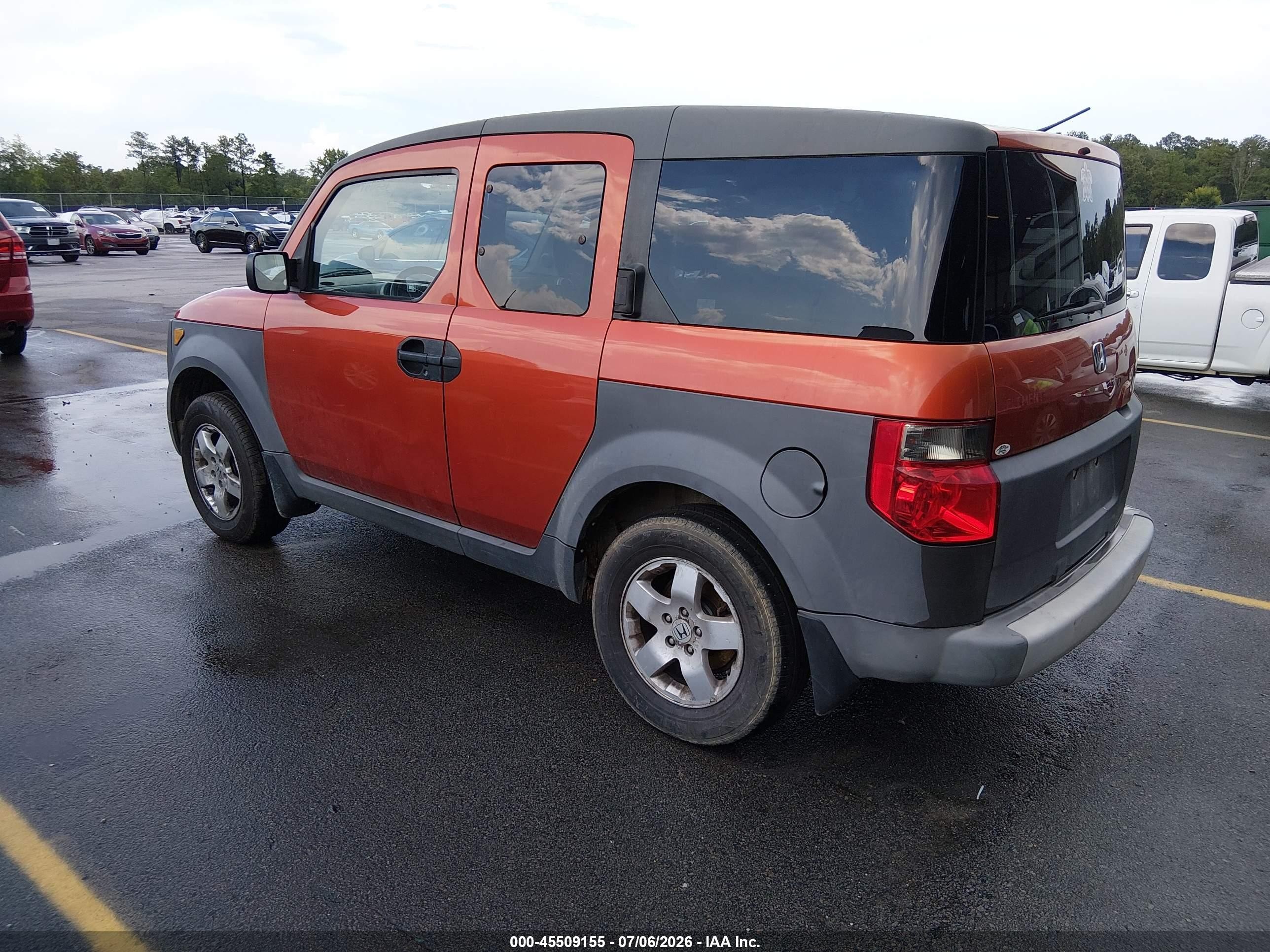 2003 Honda Element Ex Orange vin: 5J6YH28503L047520