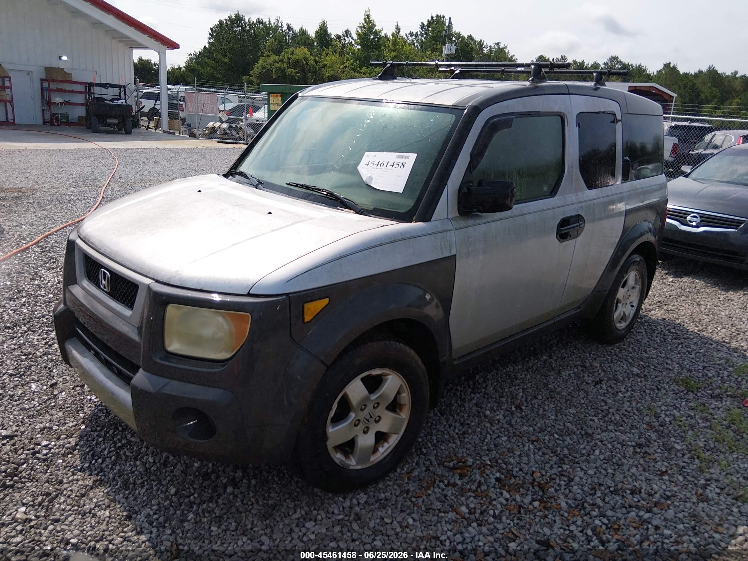 2003 Honda Element Ex Gray vin: 5J6YH28503L053642