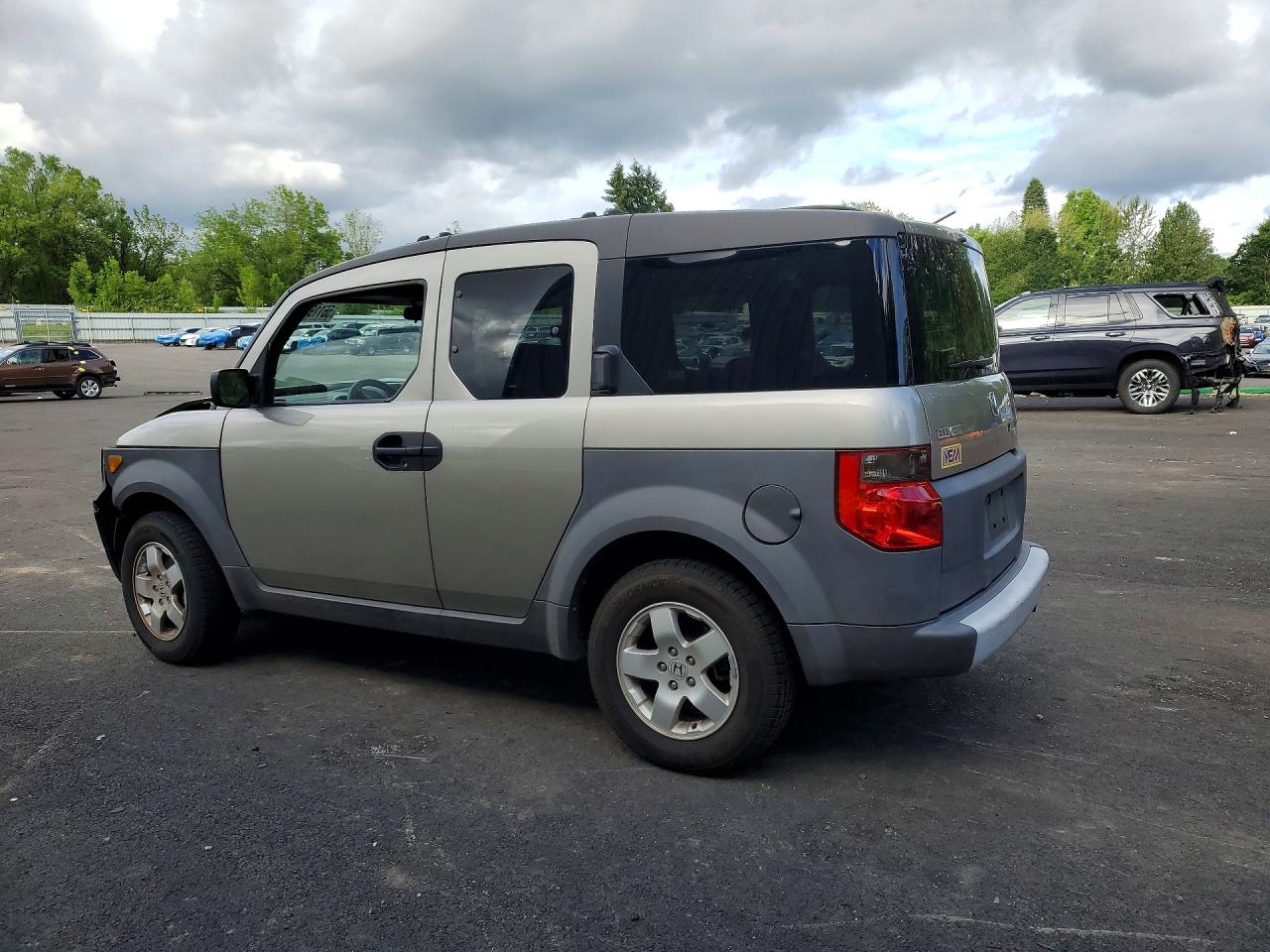 2004 Honda Element Ex Gray vin: 5J6YH28504L003454