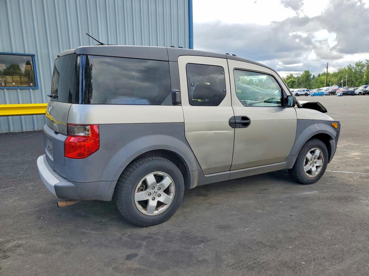 2004 Honda Element Ex Gray vin: 5J6YH28504L003454