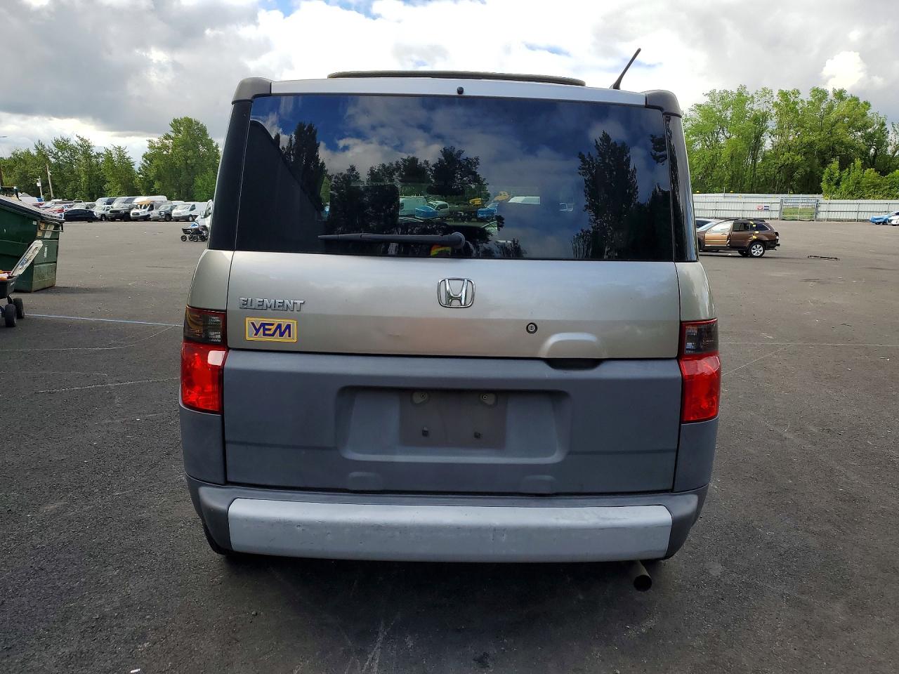 2004 Honda Element Ex Gray vin: 5J6YH28504L003454