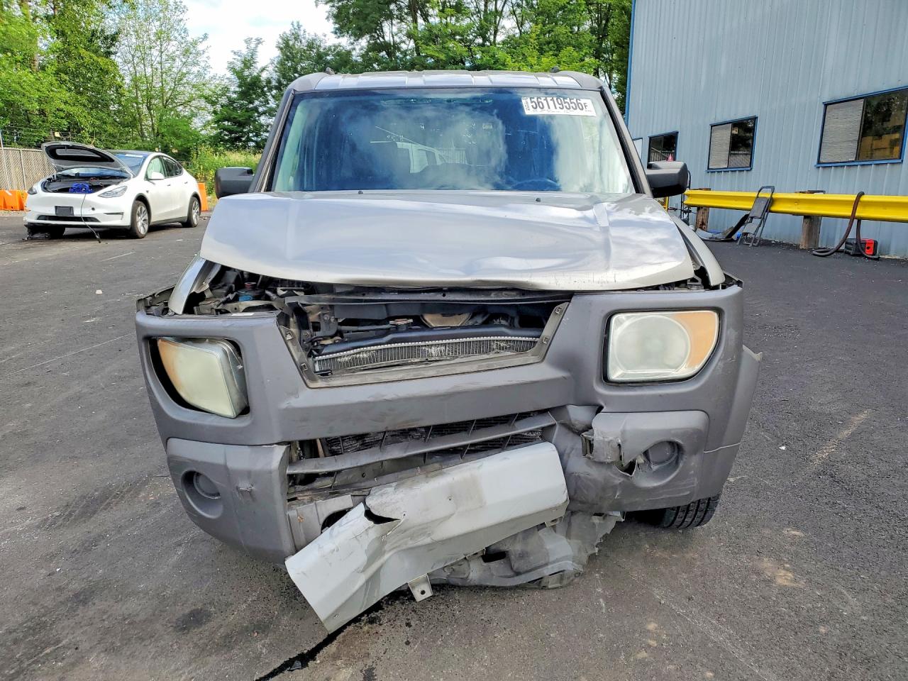 2004 Honda Element Ex Gray vin: 5J6YH28504L003454