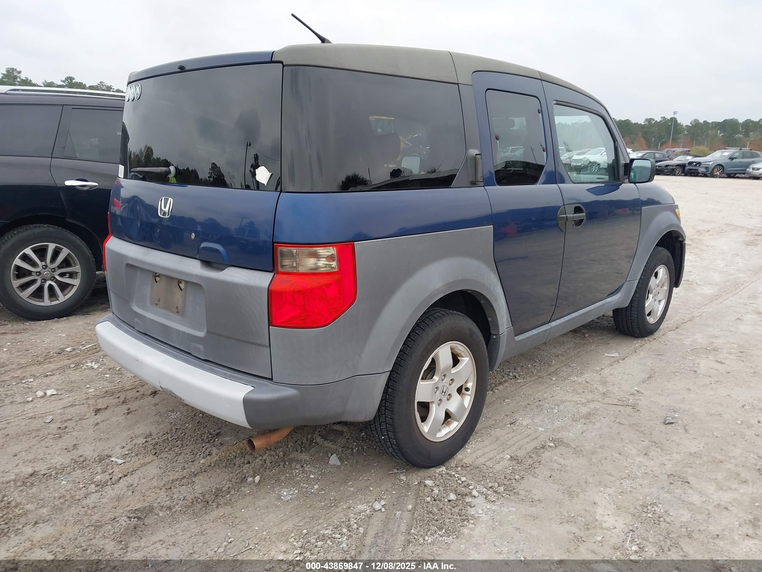 2003 Honda Element Ex Blue vin: 5J6YH28513L022934