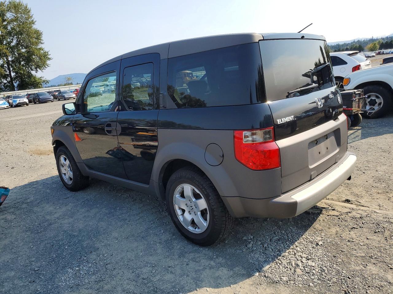 2003 Honda Element Ex Black vin: 5J6YH28513L041208