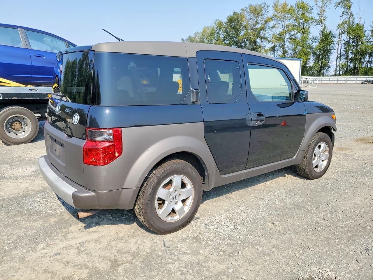 2003 Honda Element Ex Black vin: 5J6YH28513L041208