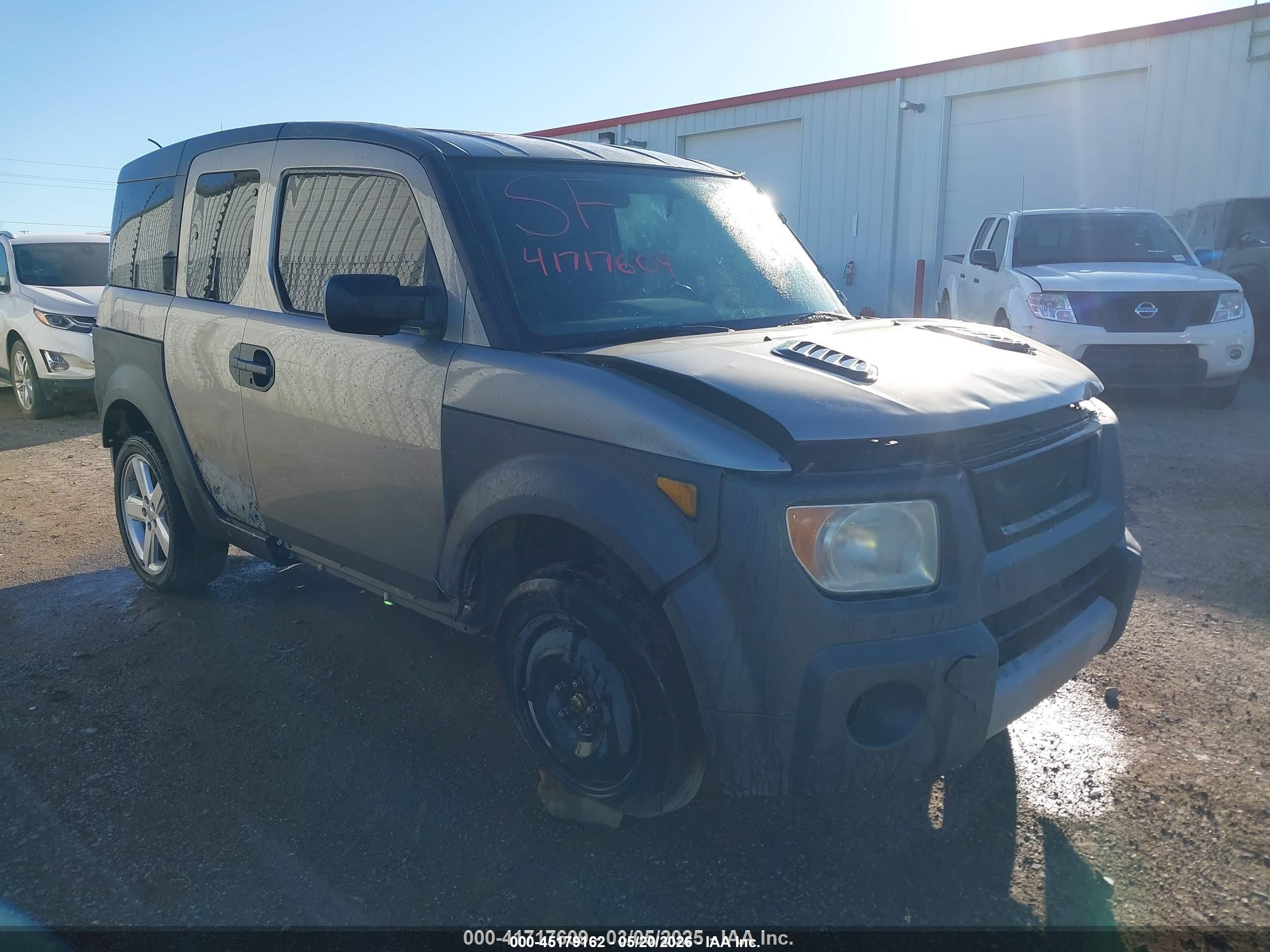 2003 Honda Element Ex Серый vin: 5J6YH28513L046506