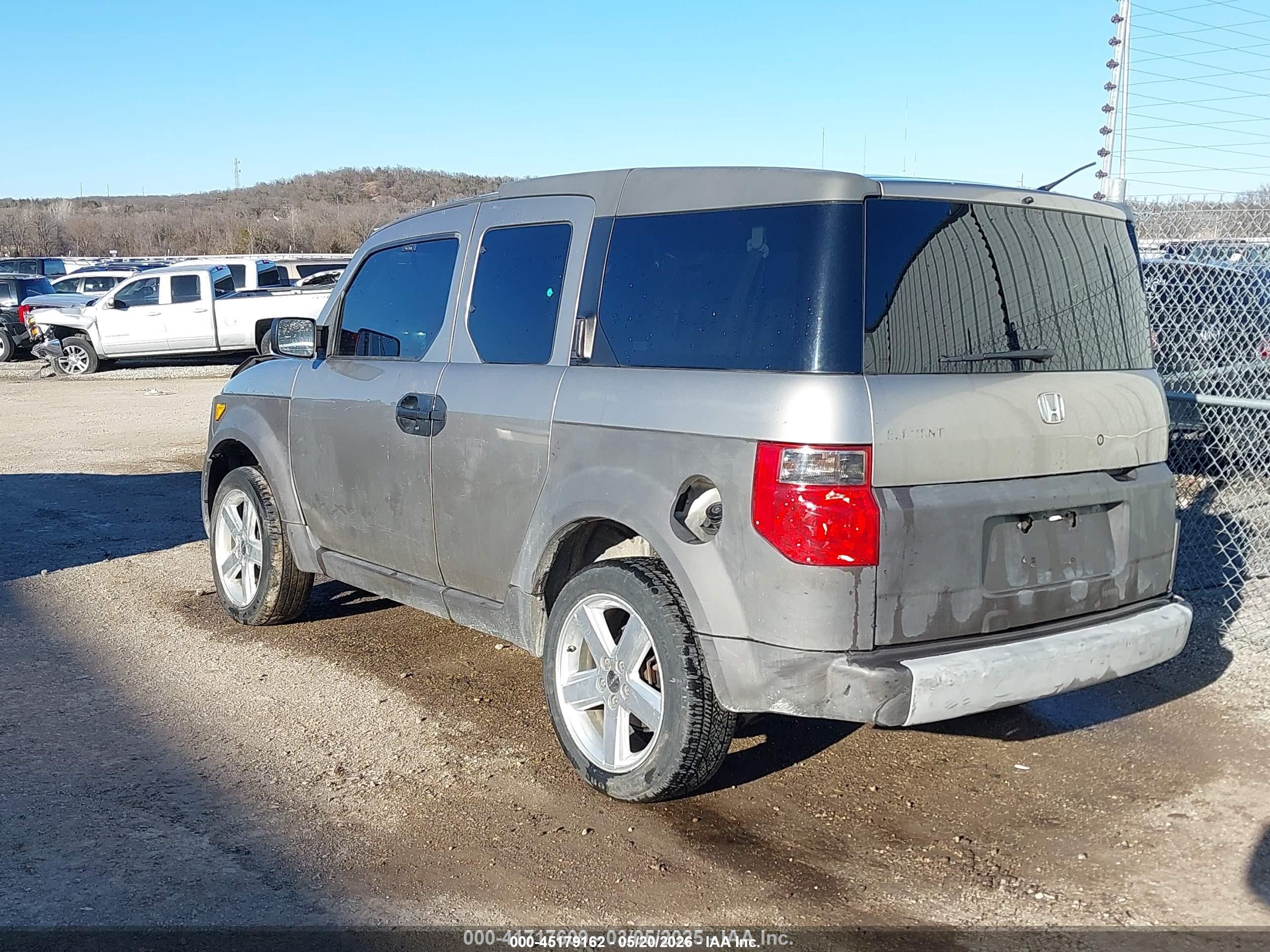 2003 Honda Element Ex Gray vin: 5J6YH28513L046506