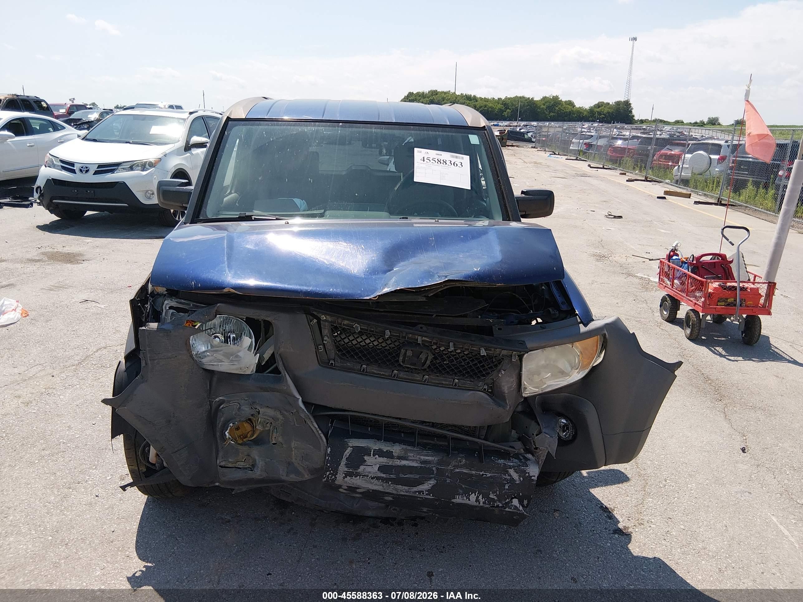 2003 Honda Element Ex Синий vin: 5J6YH28513L049518