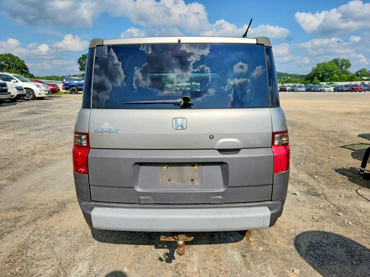 2004 Honda Element Ex Gray vin: 5J6YH28514L004015