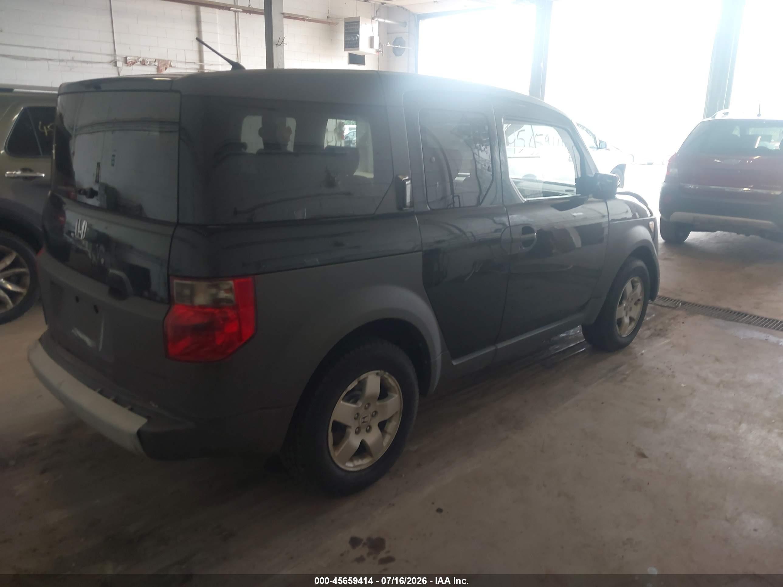 2004 Honda Element Ex Черный vin: 5J6YH28514L007139