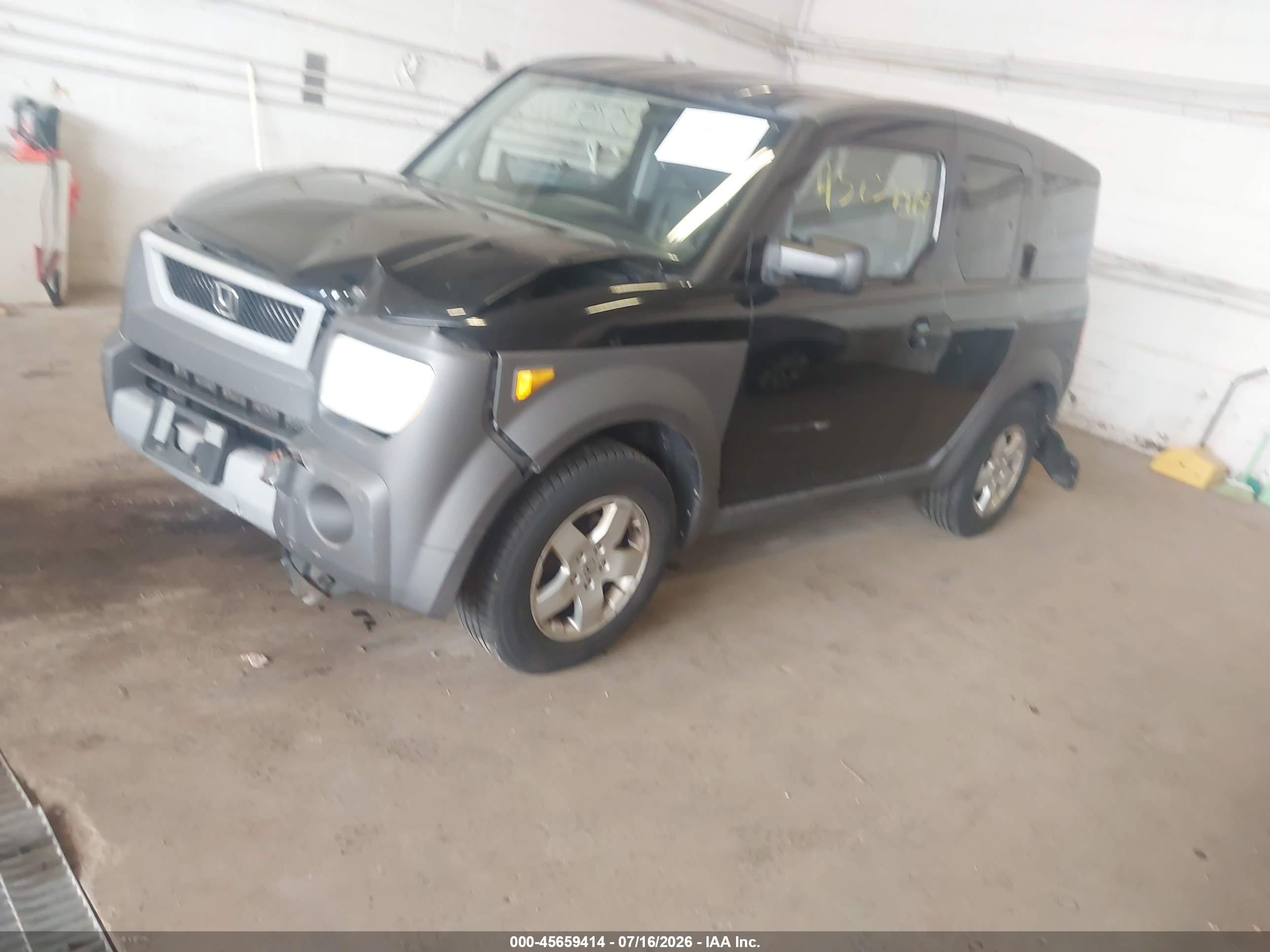 2004 Honda Element Ex Черный vin: 5J6YH28514L007139