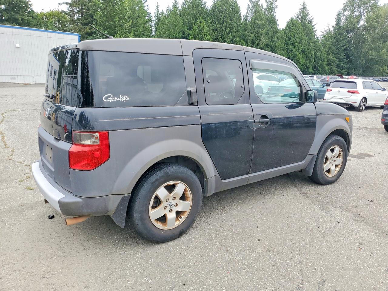 2004 Honda Element Ex Black vin: 5J6YH28514L019176