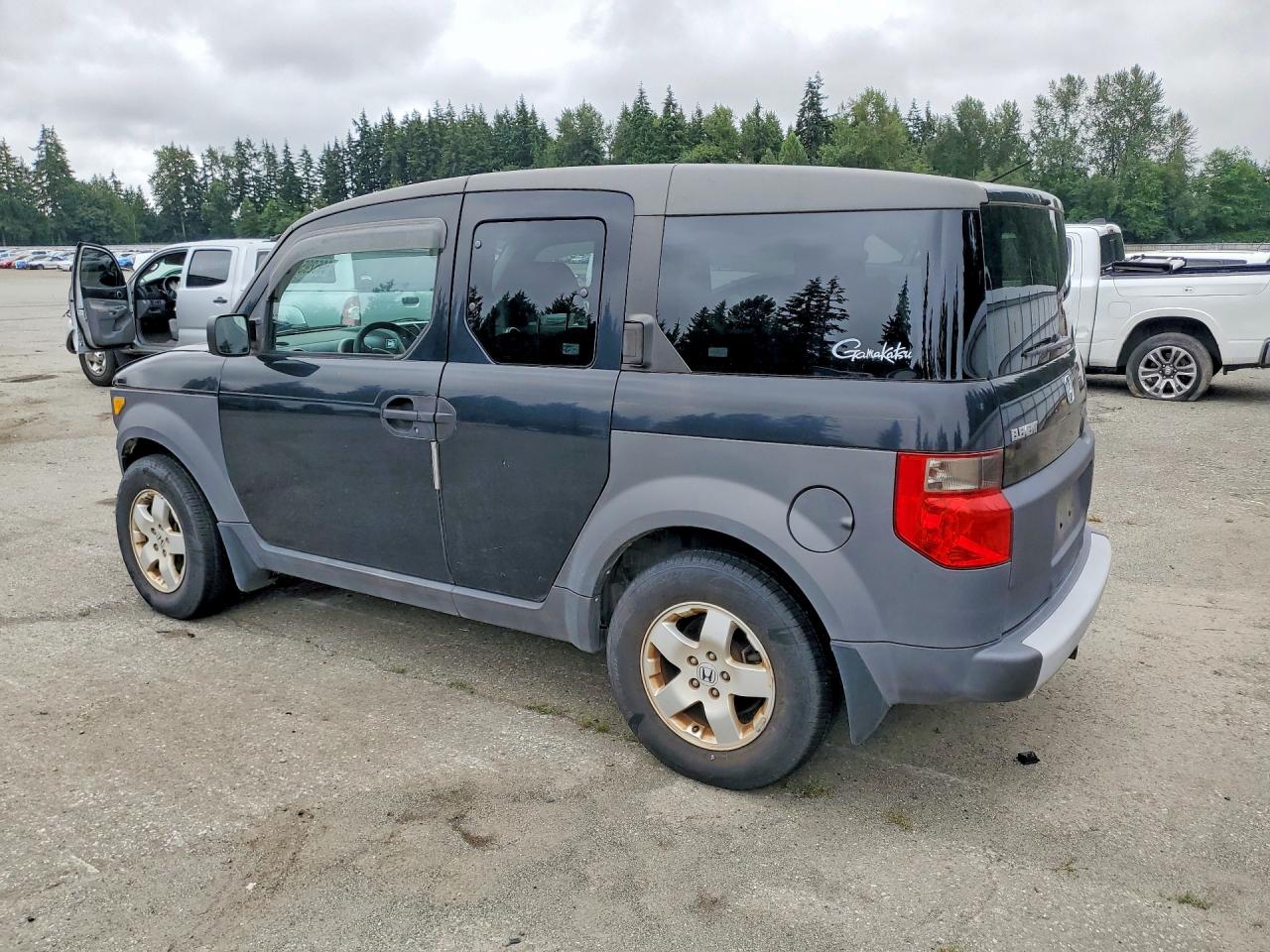 2004 Honda Element Ex Black vin: 5J6YH28514L019176