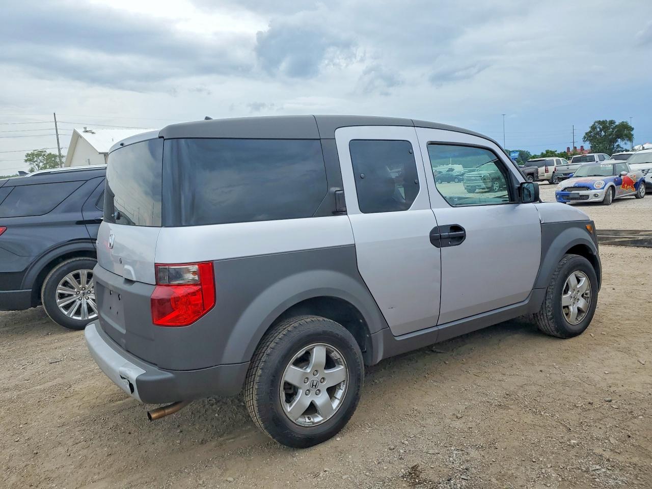2004 Honda Element Ex Silver vin: 5J6YH28514L032672