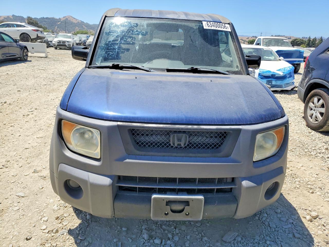 2003 Honda Element Ex Blue vin: 5J6YH28523L000571