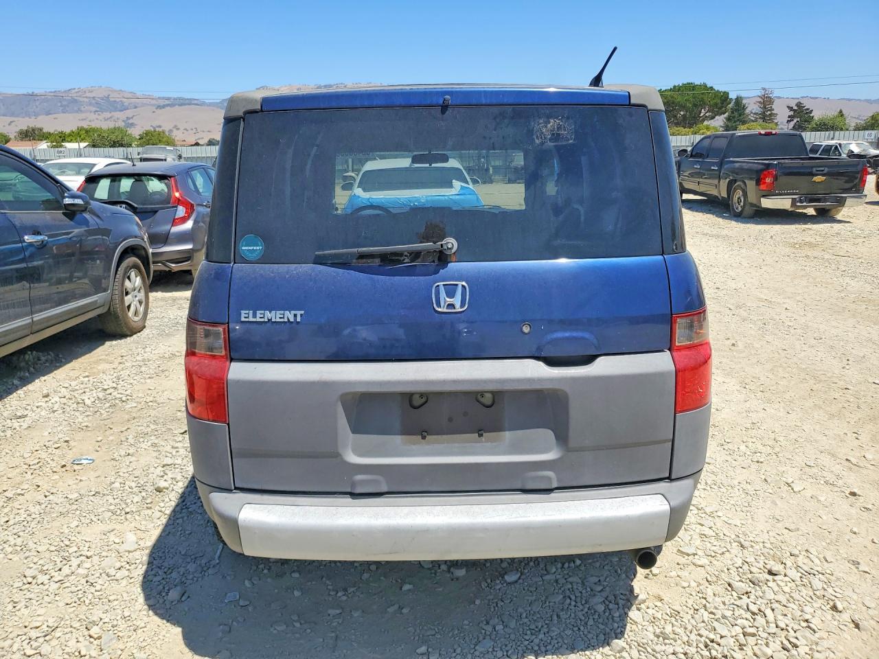2003 Honda Element Ex Blue vin: 5J6YH28523L000571