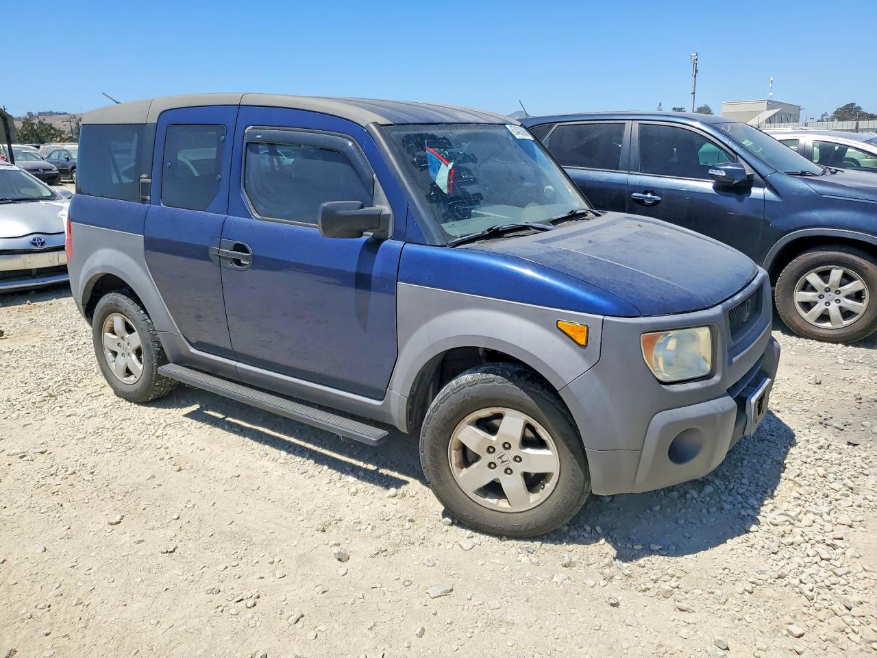 2003 Honda Element Ex Blue vin: 5J6YH28523L000571