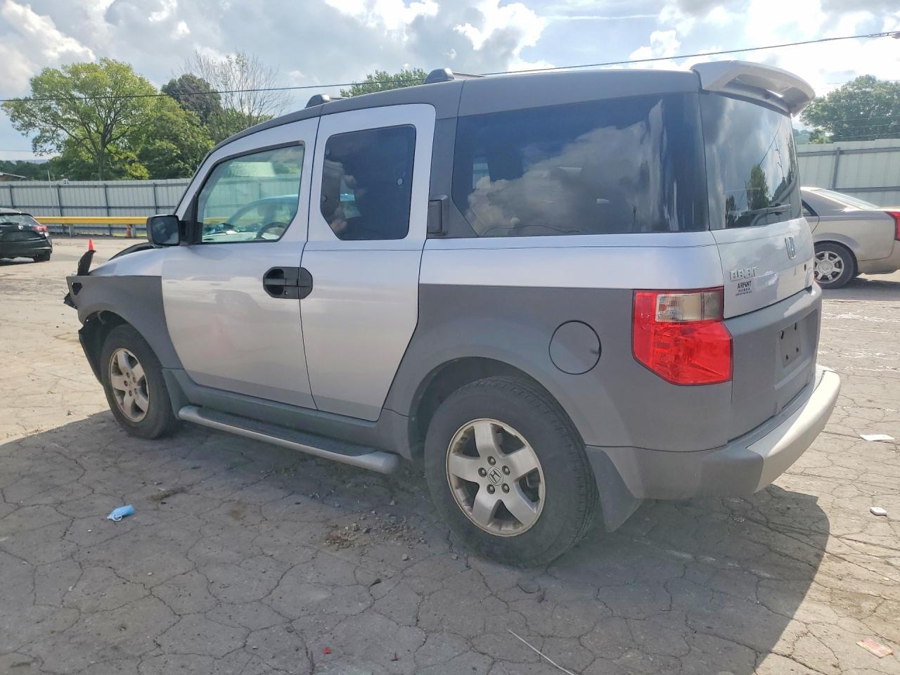 2003 Honda Element Ex Silver vin: 5J6YH28523L009805