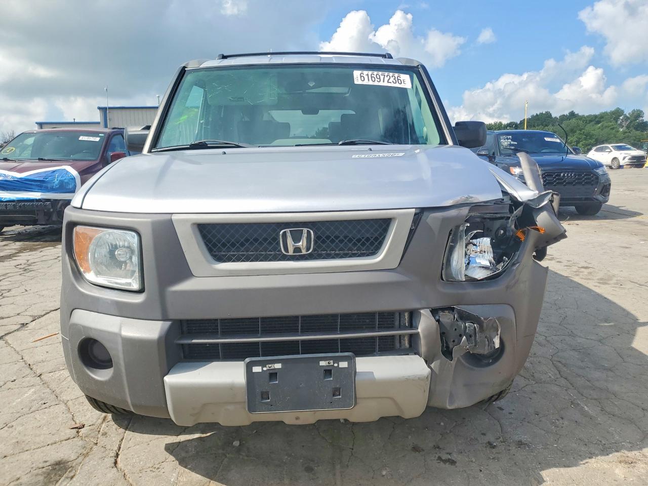 2003 Honda Element Ex Silver vin: 5J6YH28523L009805