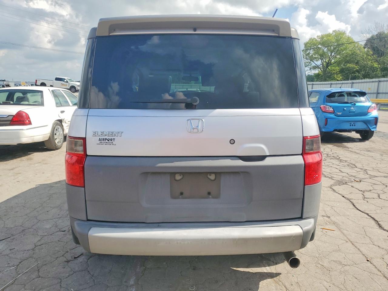 2003 Honda Element Ex Silver vin: 5J6YH28523L009805