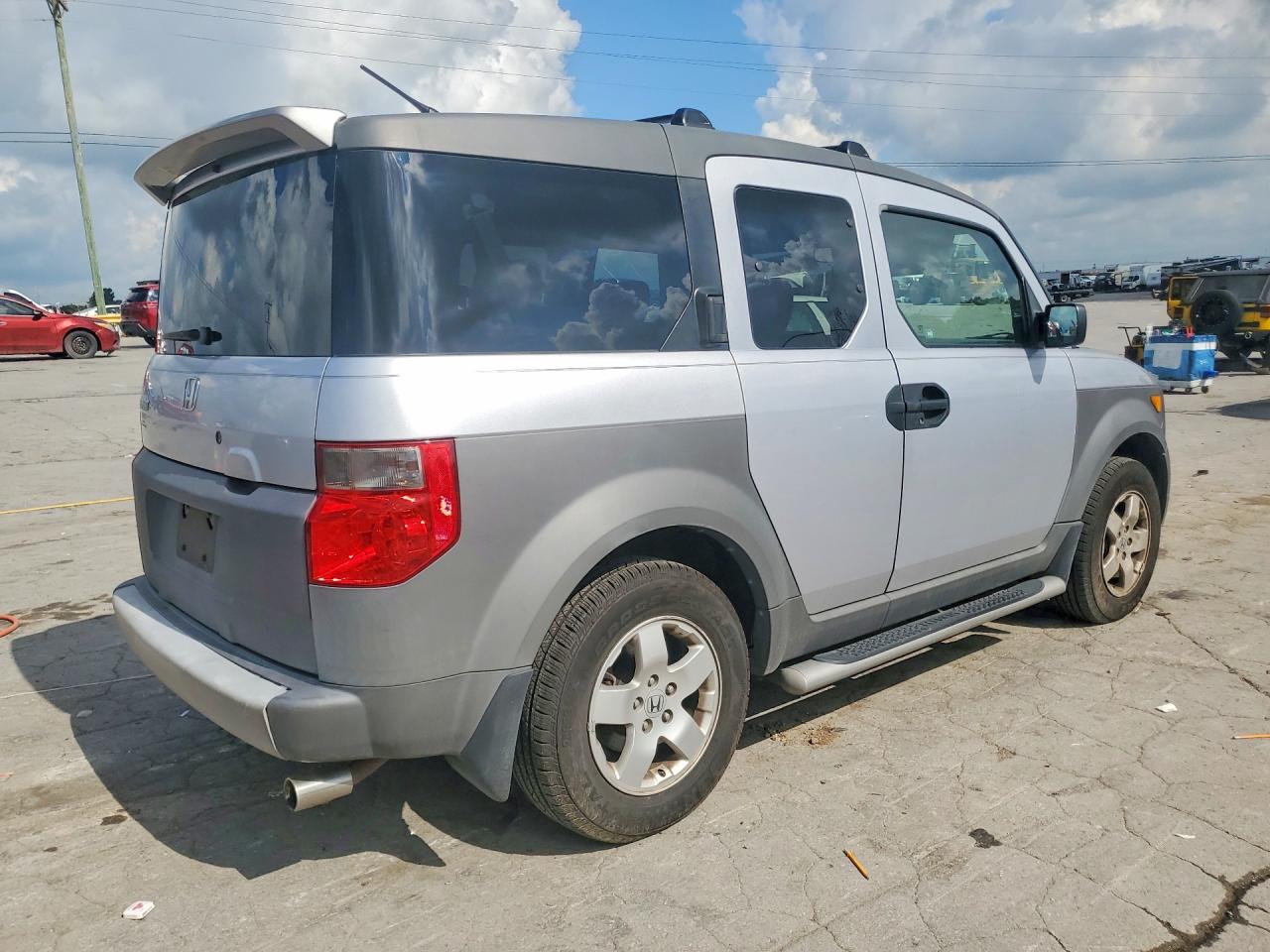 2003 Honda Element Ex Silver vin: 5J6YH28523L009805