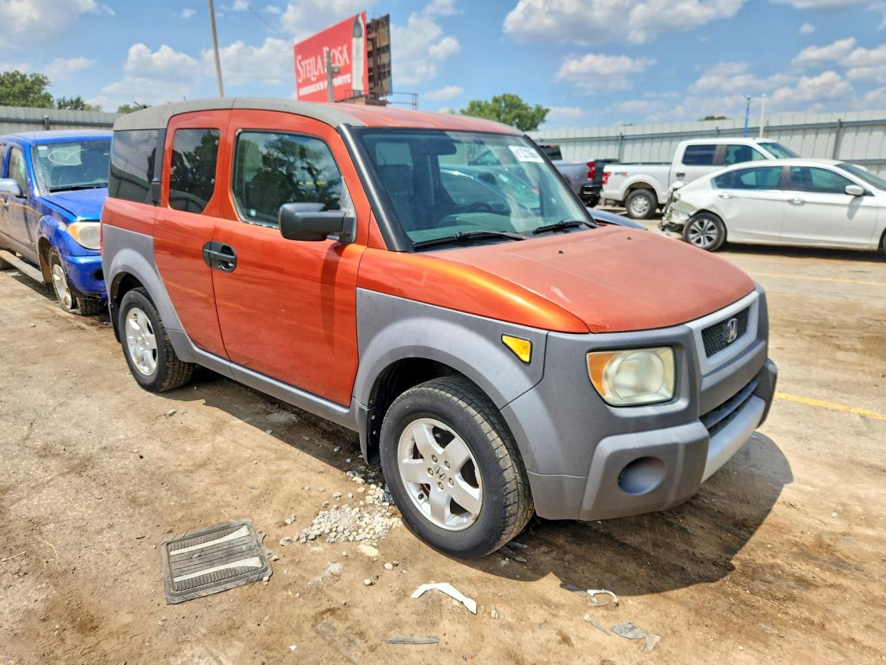 2003 Honda Element Ex Orange vin: 5J6YH28523L024191