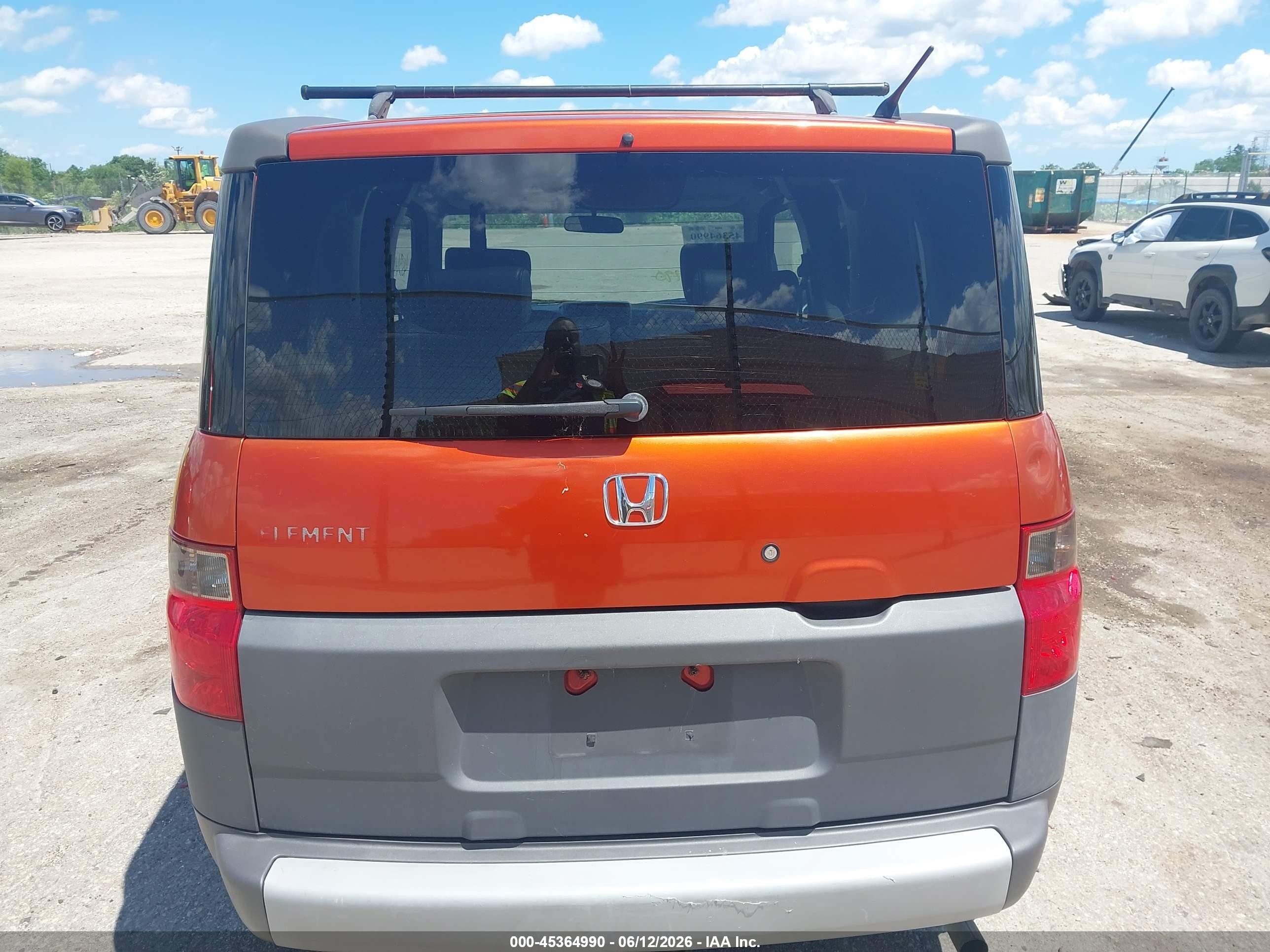 2003 Honda Element Ex Orange vin: 5J6YH28523L032758