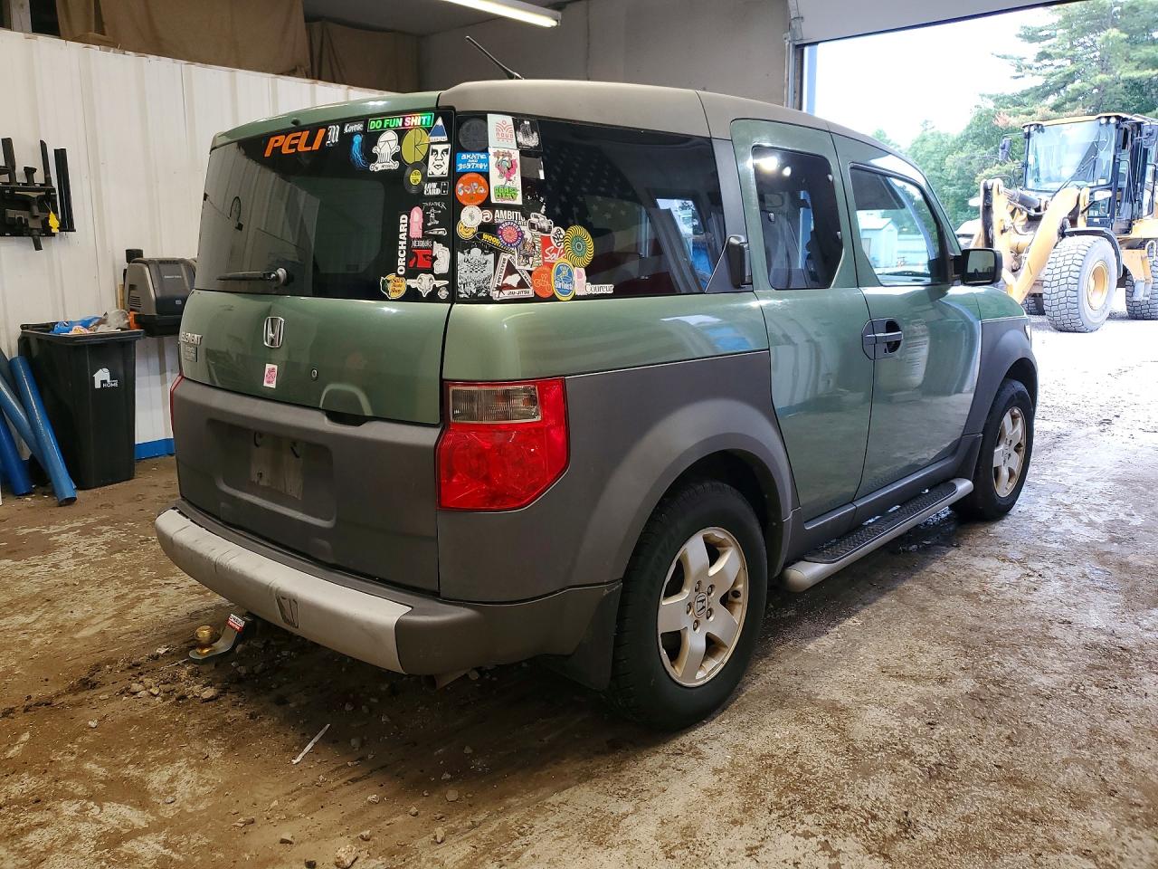 2003 Honda Element Ex Green vin: 5J6YH28533L038875