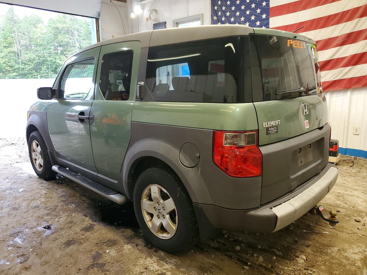2003 Honda Element Ex Green vin: 5J6YH28533L038875