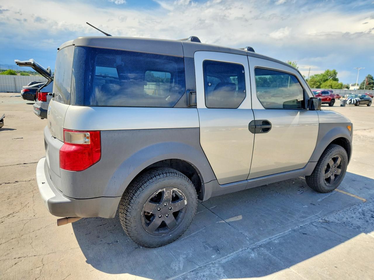 2004 Honda Element Ex Gray vin: 5J6YH28534L004047