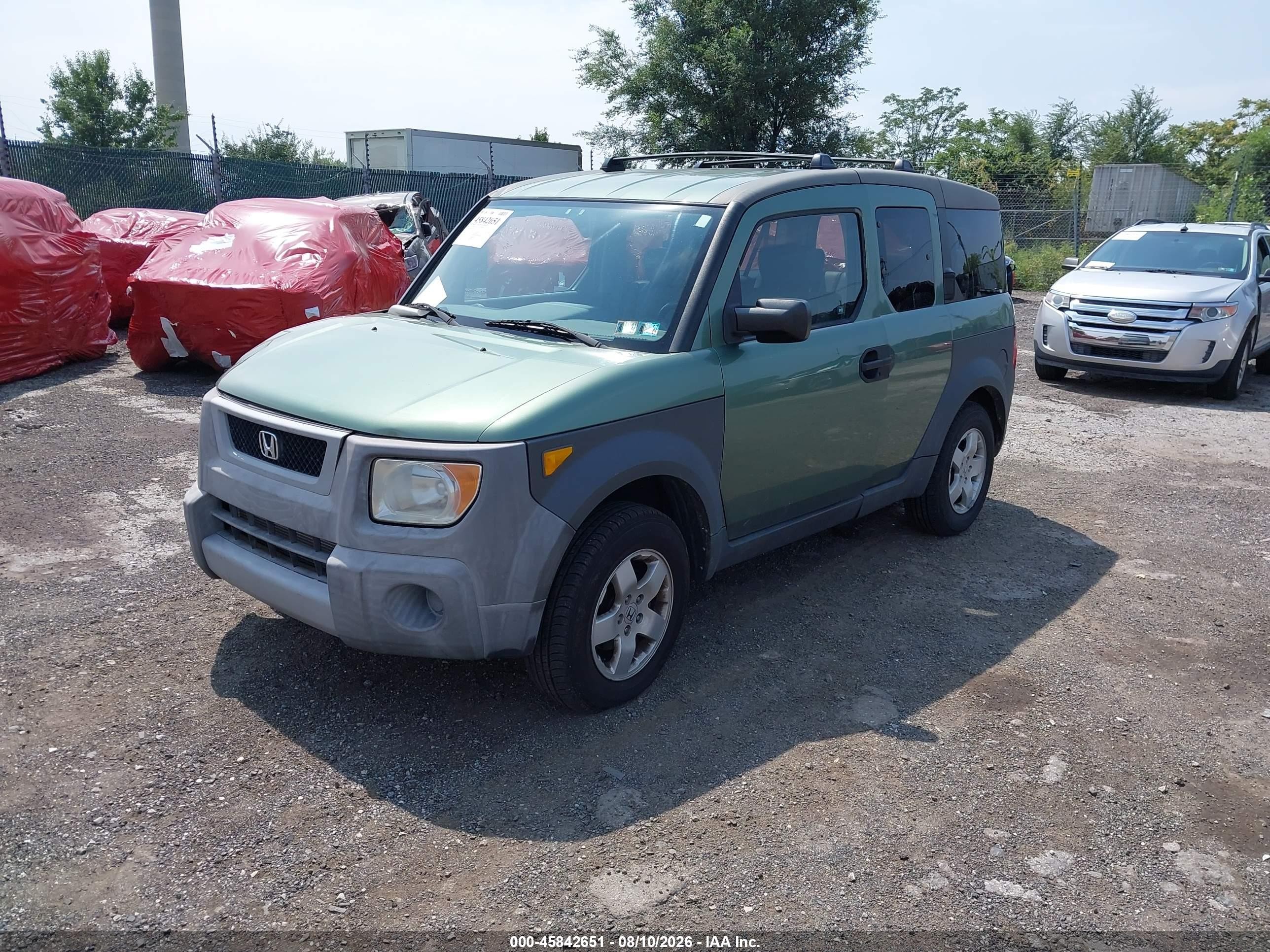 2004 Honda Element Ex Green vin: 5J6YH28534L037730