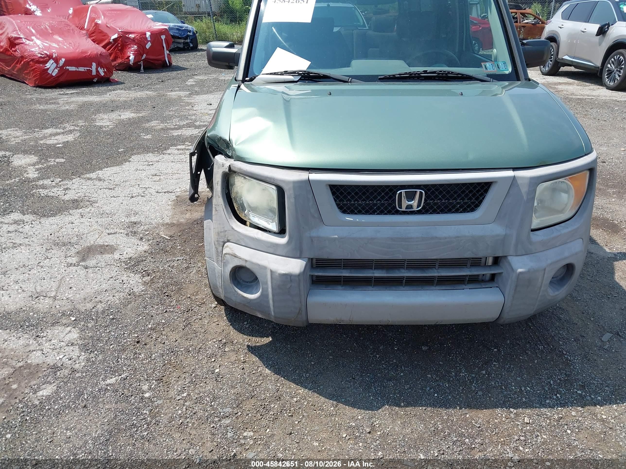 2004 Honda Element Ex Green vin: 5J6YH28534L037730