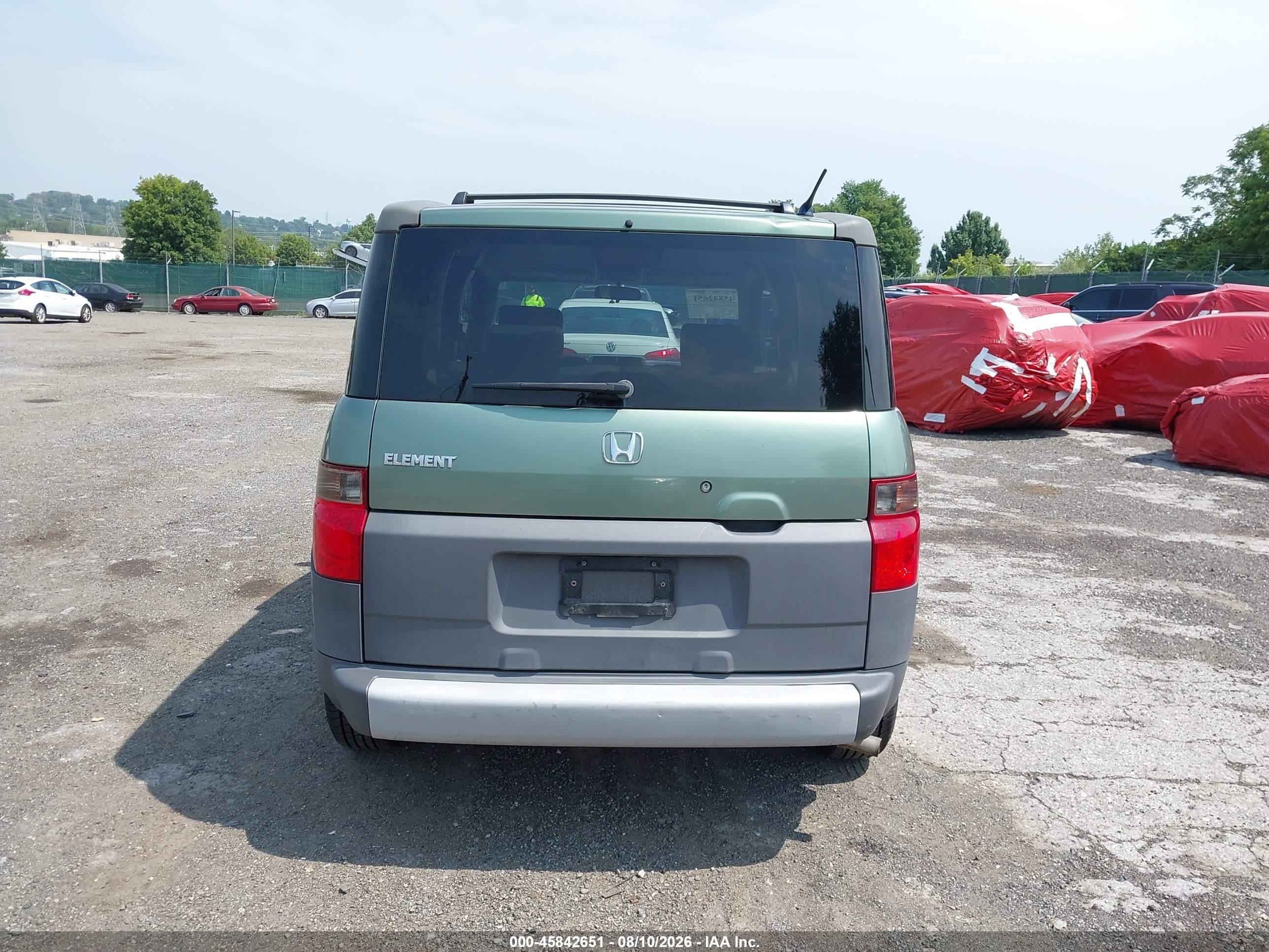 2004 Honda Element Ex Green vin: 5J6YH28534L037730