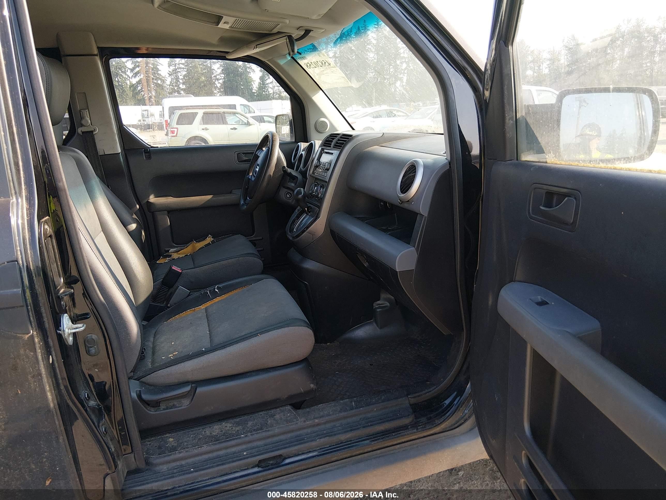 2003 Honda Element Ex Black vin: 5J6YH28543L000202