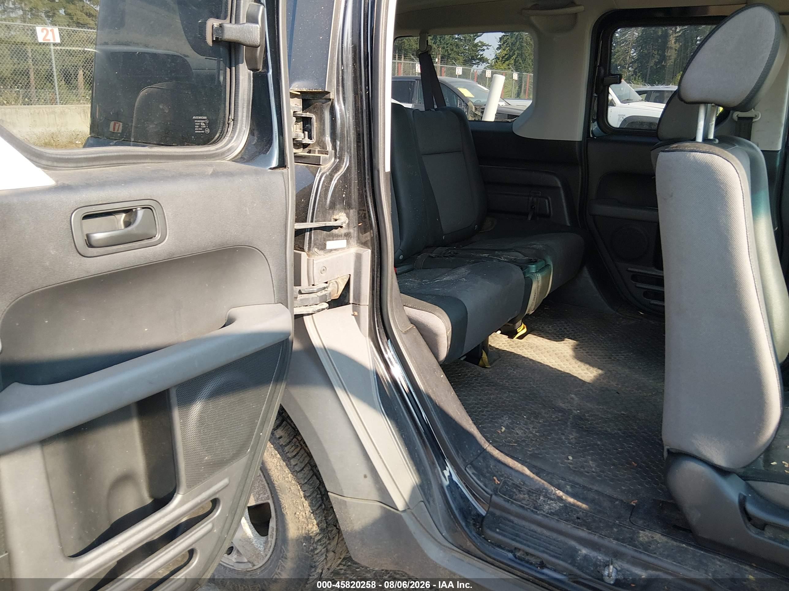 2003 Honda Element Ex Black vin: 5J6YH28543L000202