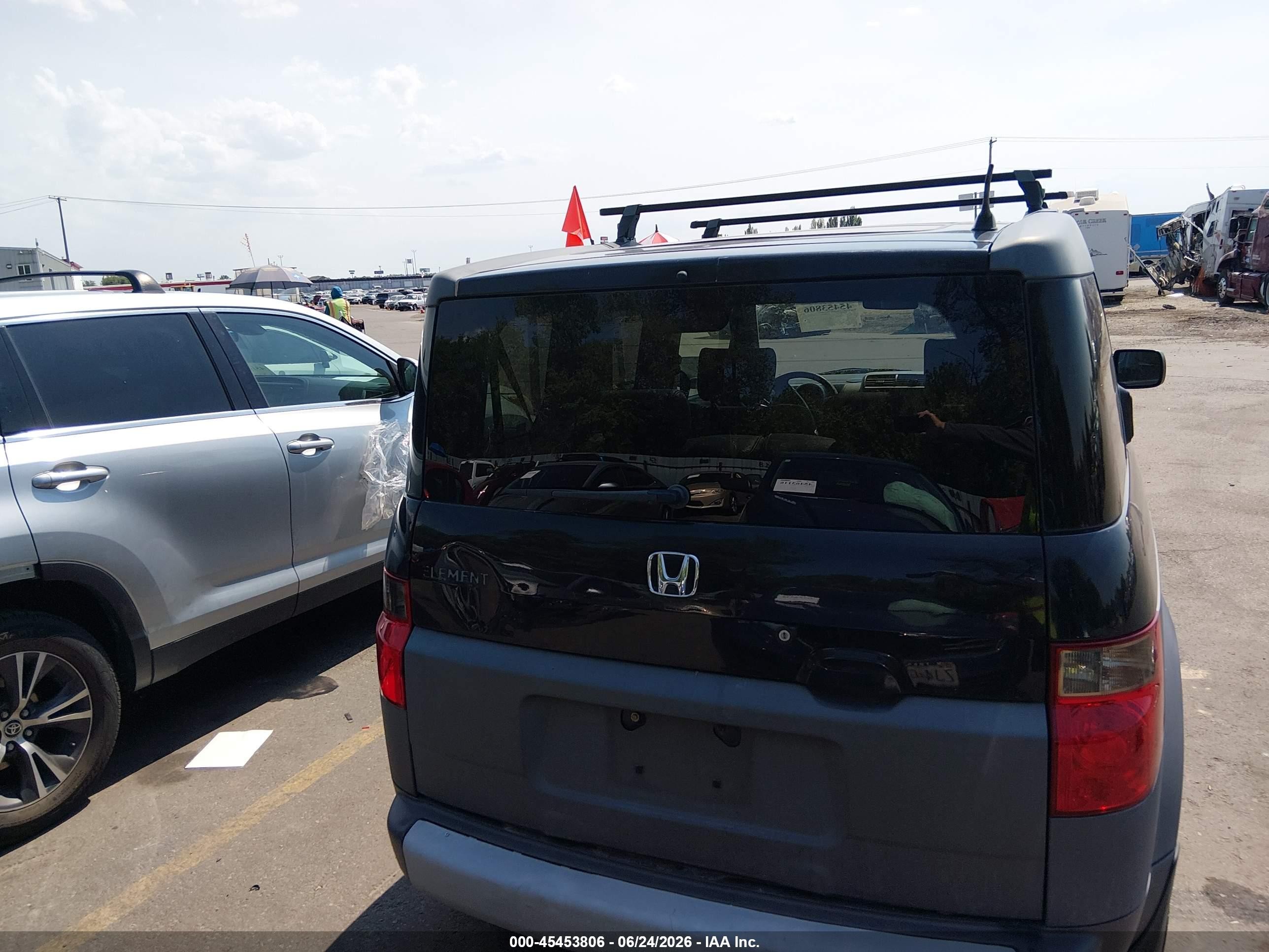 2003 Honda Element Ex Black vin: 5J6YH28543L009448