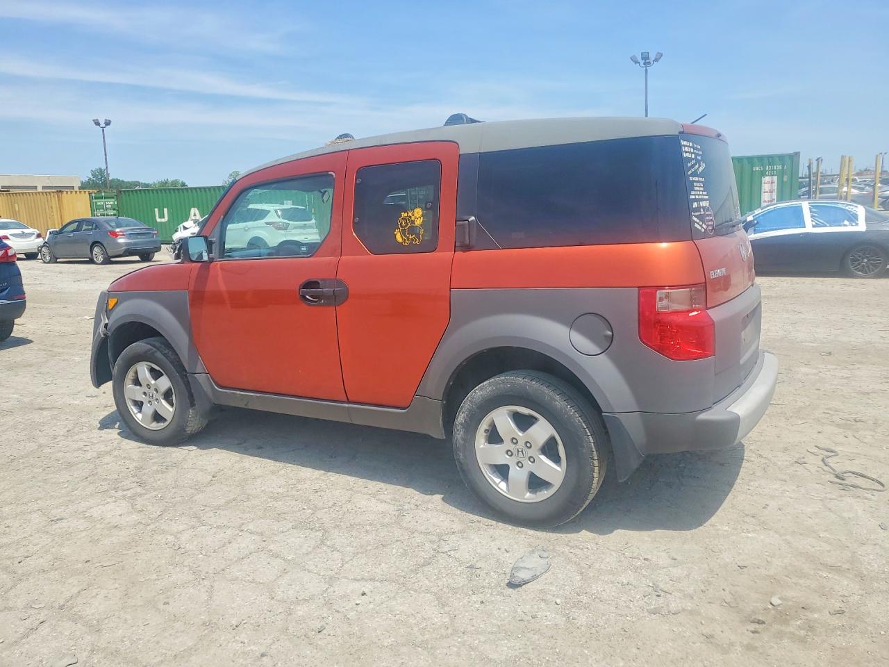 2003 Honda Element Ex Orange vin: 5J6YH28543L026217