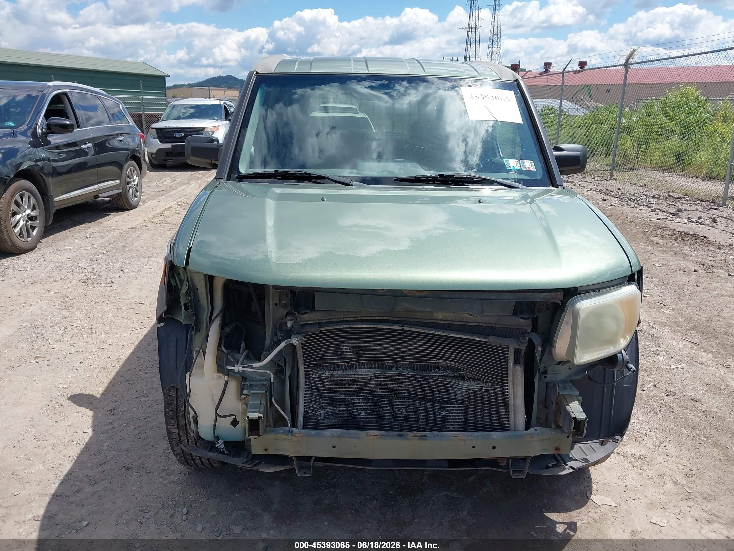 2003 Honda Element Ex Зеленый vin: 5J6YH28543L032602