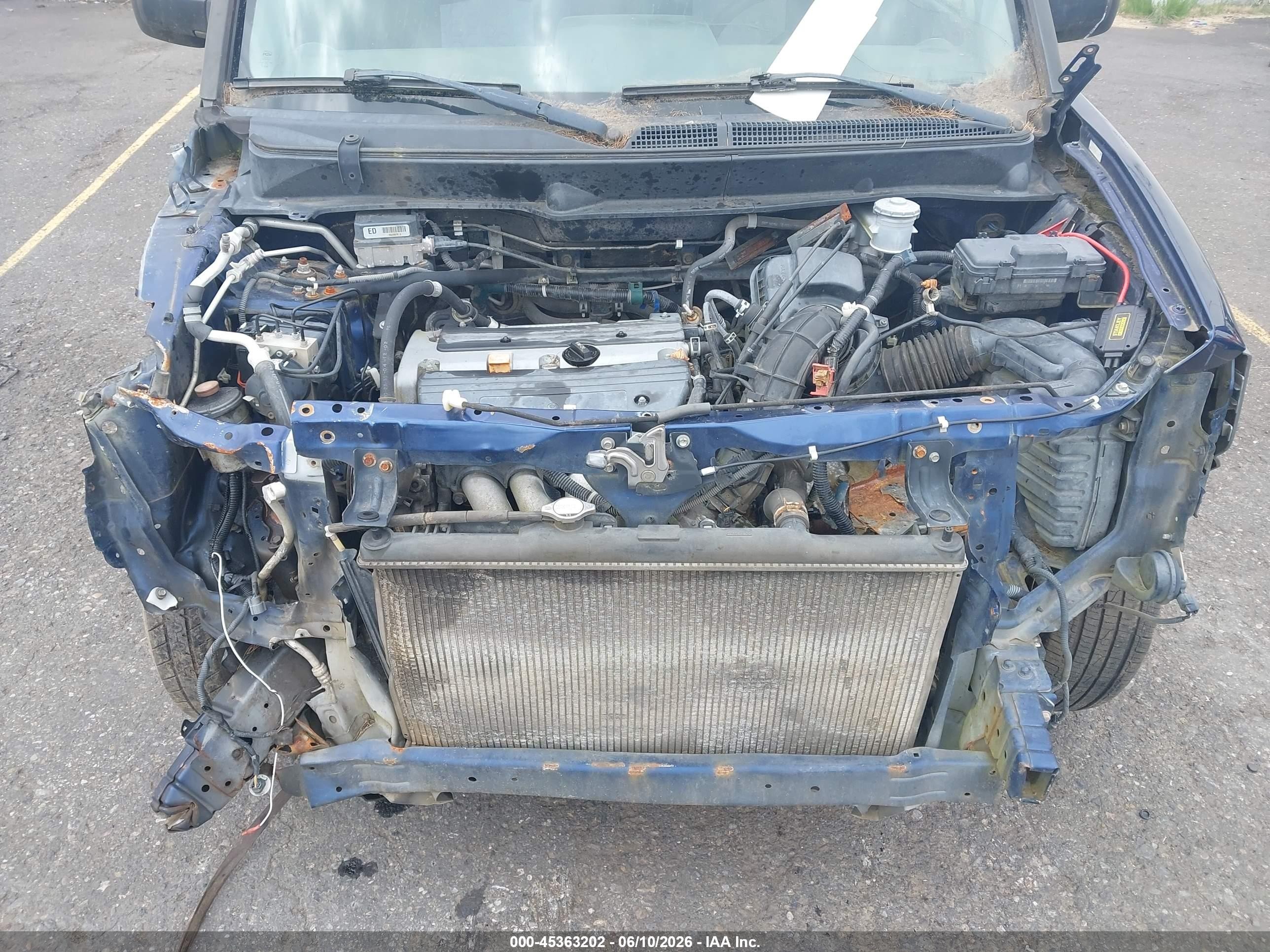 2003 Honda Element Ex Blue vin: 5J6YH28553L011094