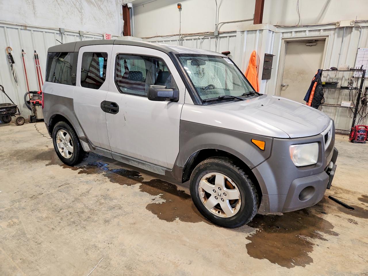 2003 Honda Element Ex Silver vin: 5J6YH28553L021060