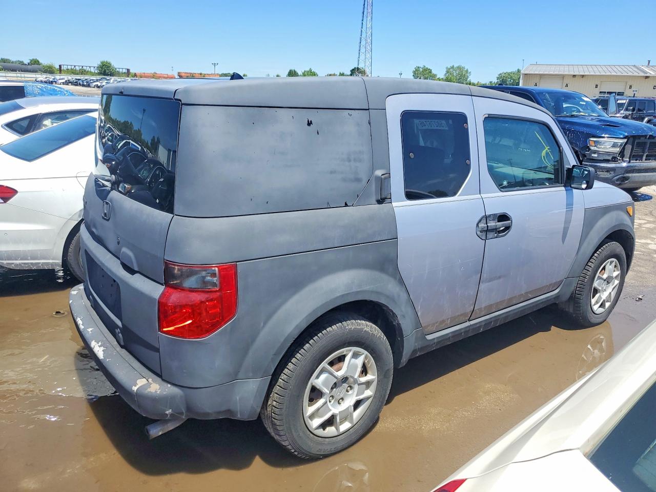 2004 Honda Element Ex Silver vin: 5J6YH28554L006933