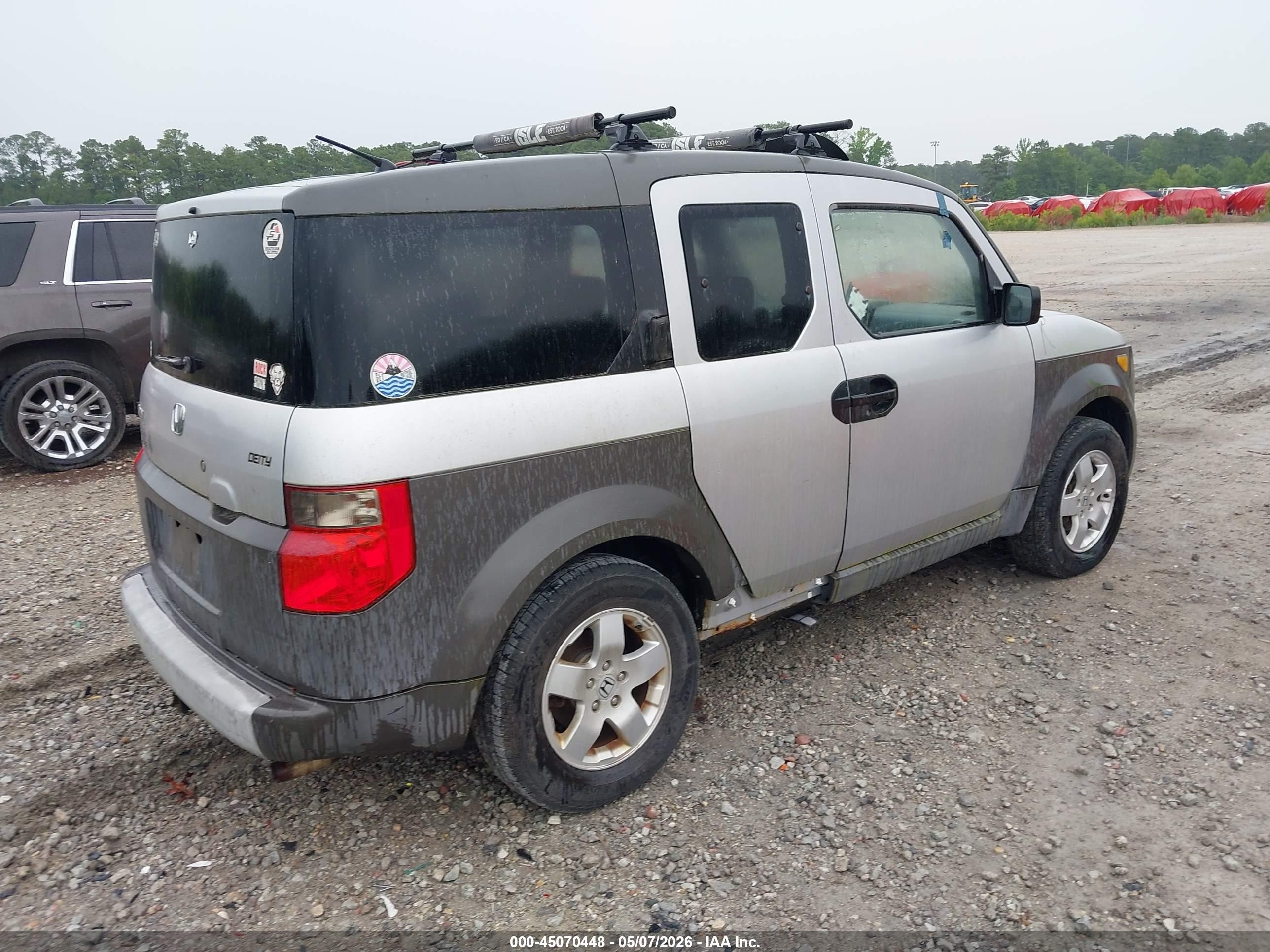 2004 Honda Element Ex Gray vin: 5J6YH28554L011789