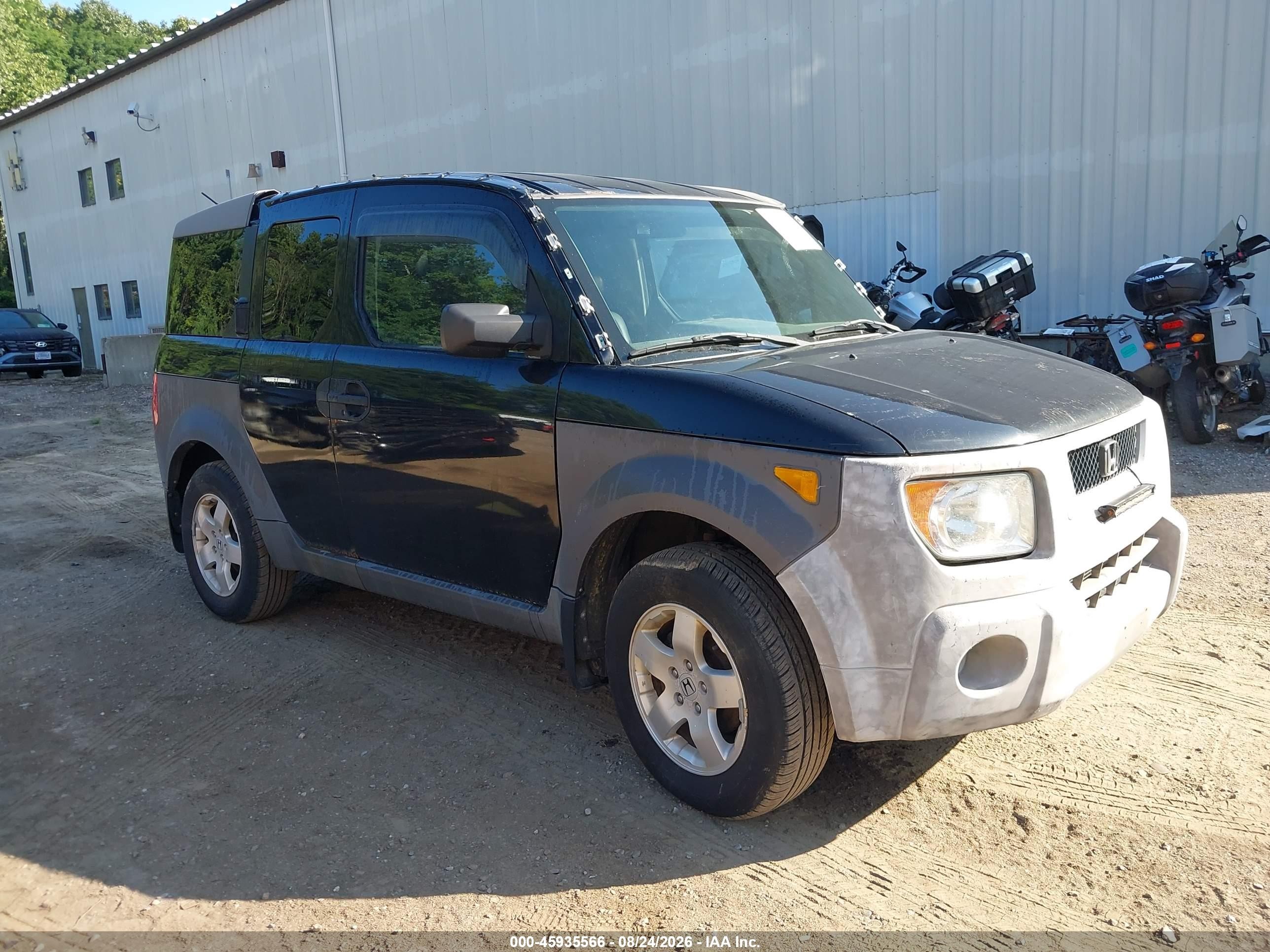 2004 Honda Element Ex Black vin: 5J6YH28554L019164
