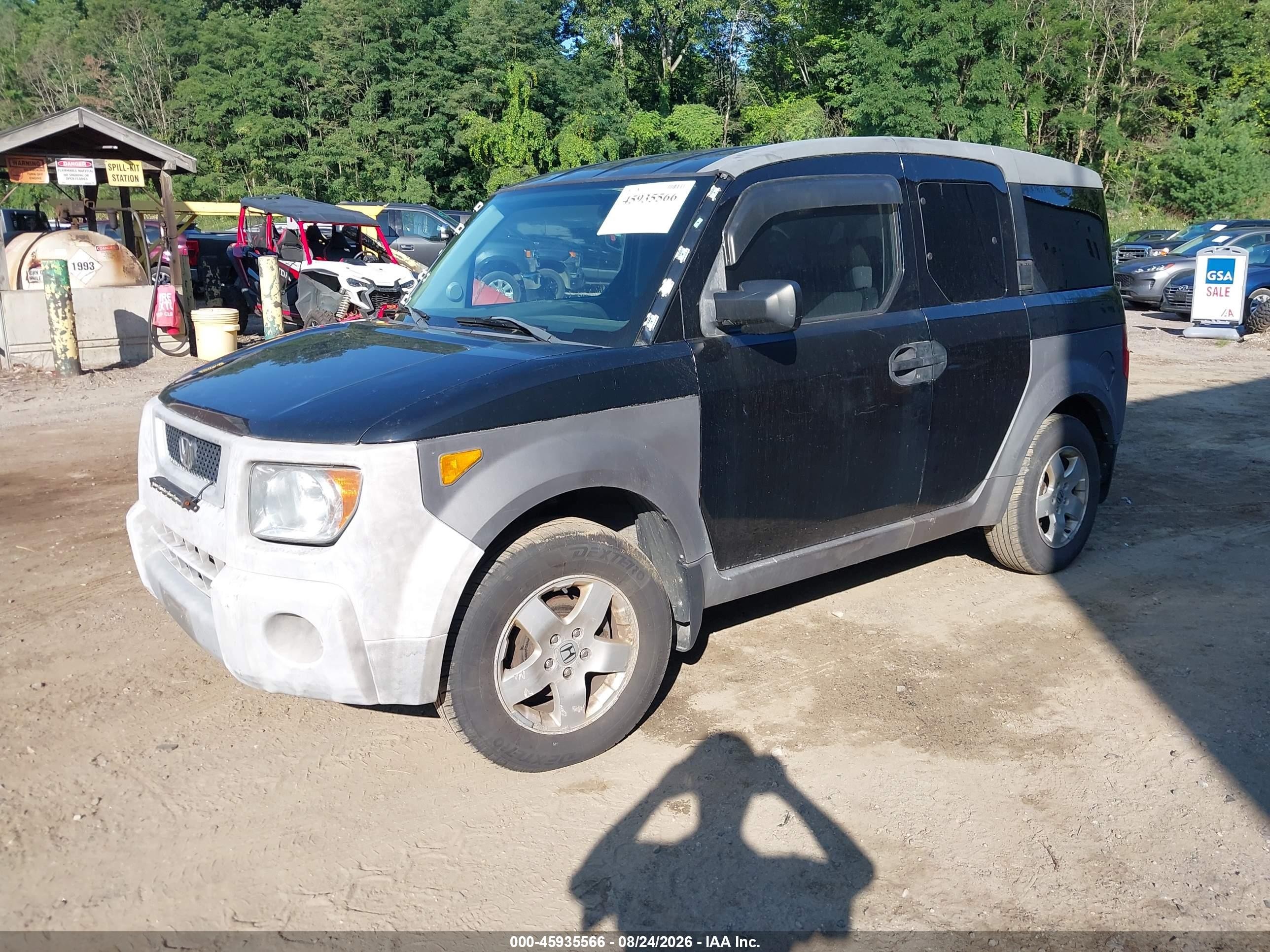 2004 Honda Element Ex Black vin: 5J6YH28554L019164