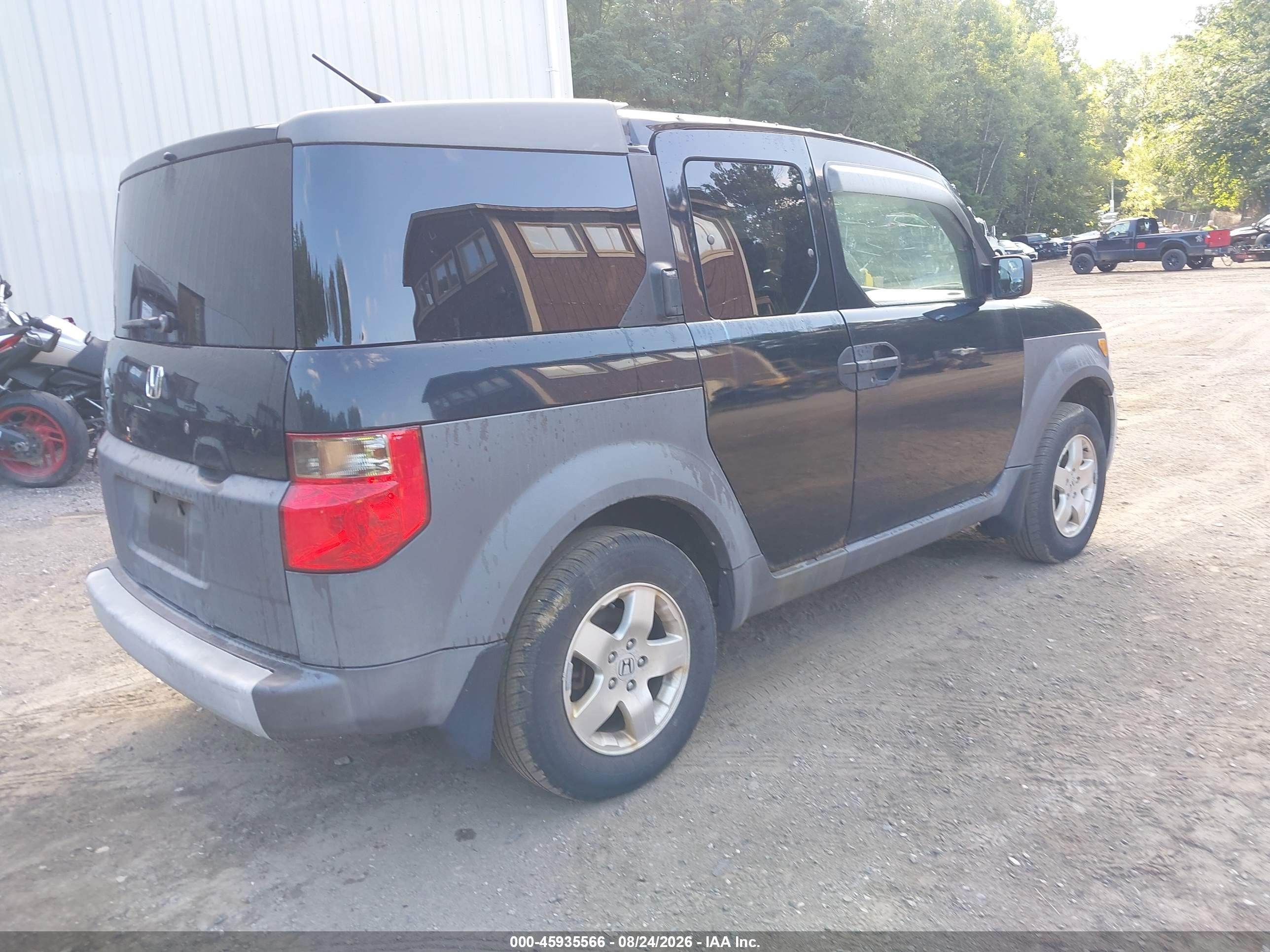 2004 Honda Element Ex Black vin: 5J6YH28554L019164