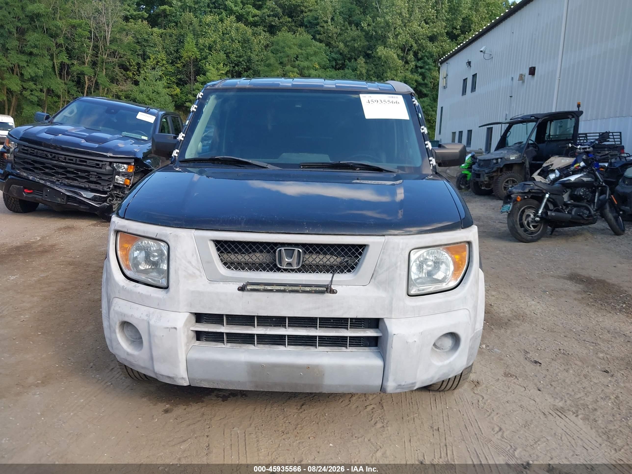 2004 Honda Element Ex Black vin: 5J6YH28554L019164